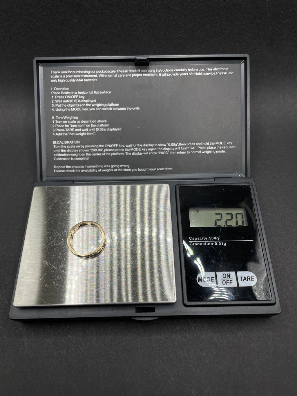 Antique 1920s Emerald & Diamond Band Ring in Solid Gold