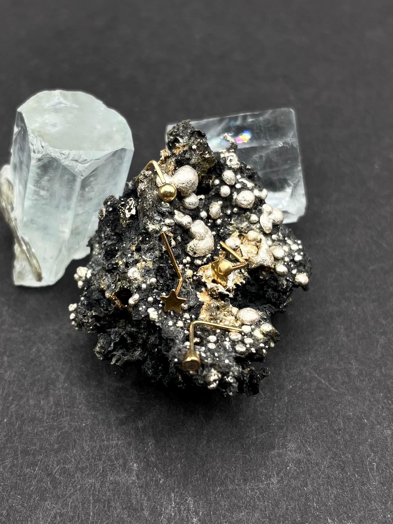 Solid 9ct Gold Nose Stud Set – Heart, Star, Ball & CZ Piercings