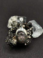 Lavender Sapphire Pendant in Solid Silver 999 with Certificate | Handmade Fine Silver Jewelry | Artisan Necklace | Gift for Her