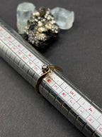 9ct Solid Gold Solitaire Ring with Natural Diamond – Classic Engagement / Statement – UK Size M½