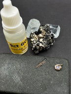 Handmade 9ct Gold Tanzanite Pendant – Organic Molten Necklace Charm