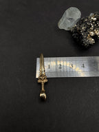 Handmade 9ct Gold Sword Pendant | Beast Head Pommel Fantasy Necklace