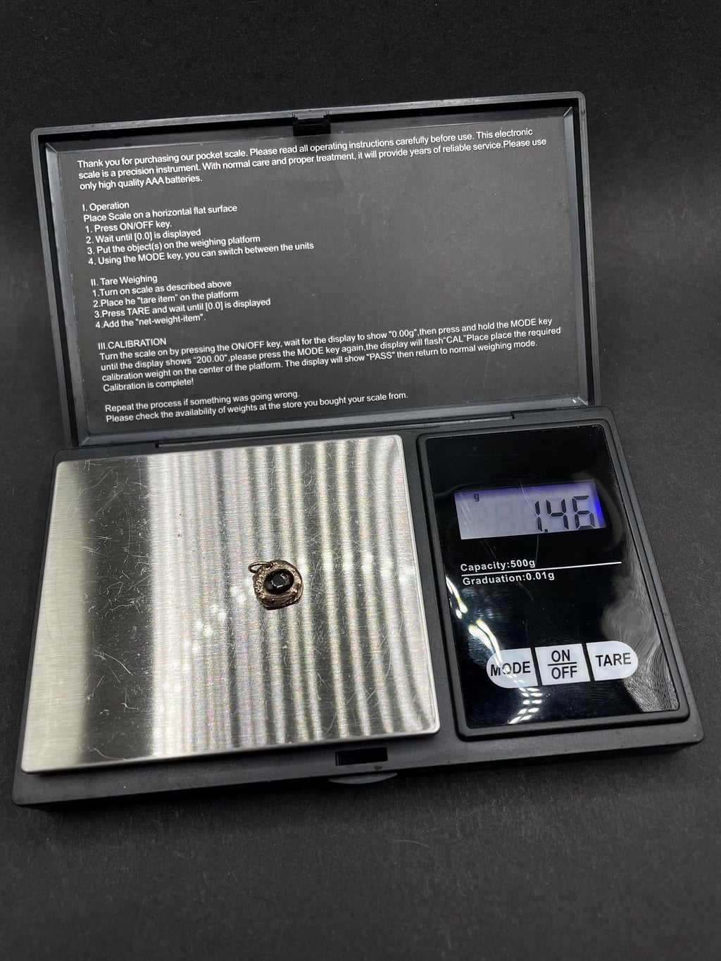 Burmese Dark Violet Spinel Pendant | 9ct Gold, Handmade Gemstone Necklace