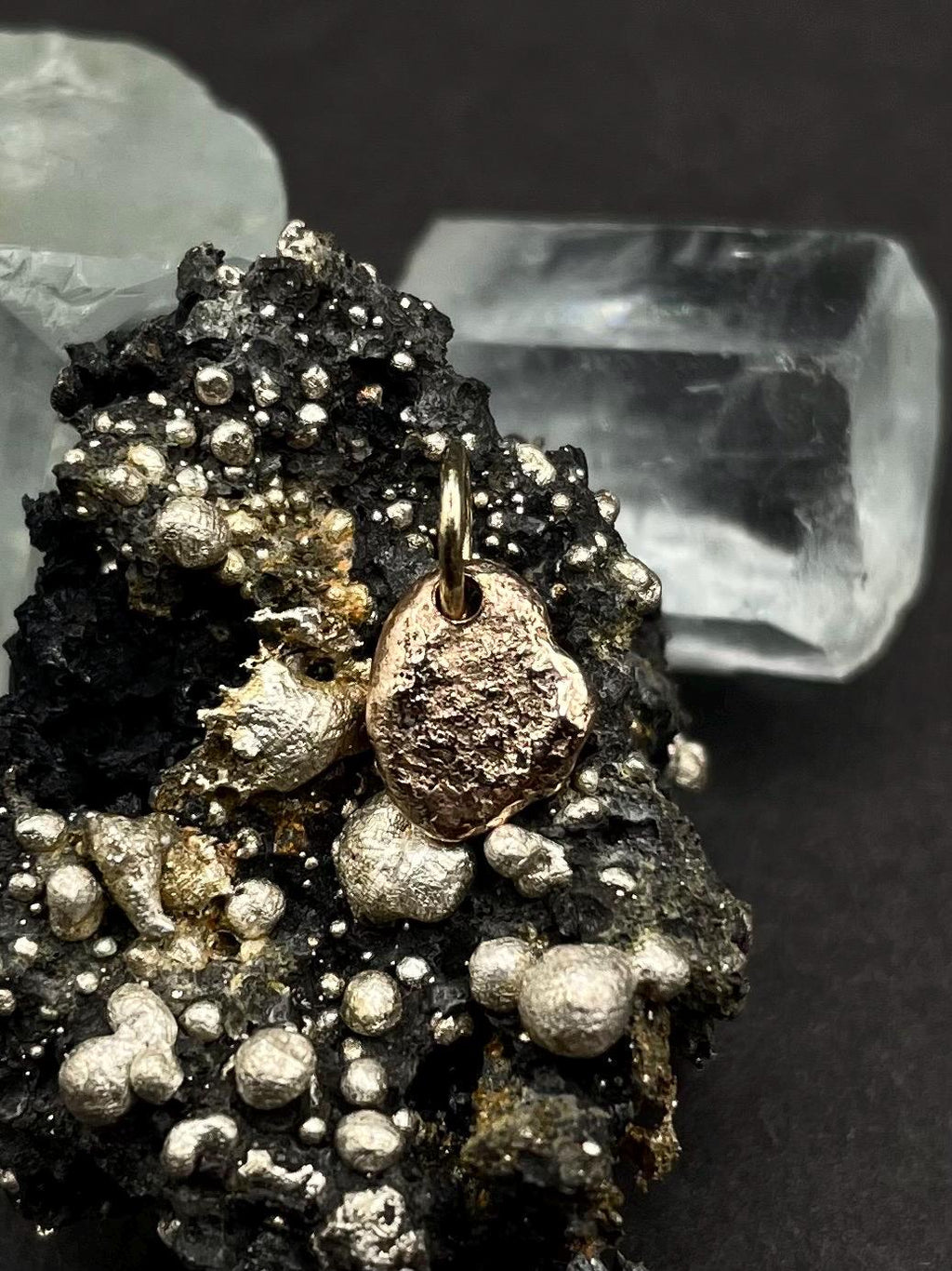 Rhodolite Garnet Pendant in Solid gold 9ct