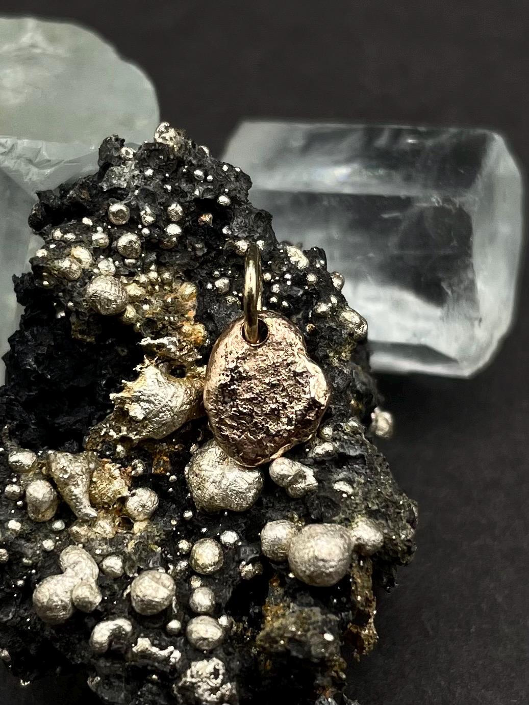 Rhodolite Garnet Pendant in Solid gold 9ct