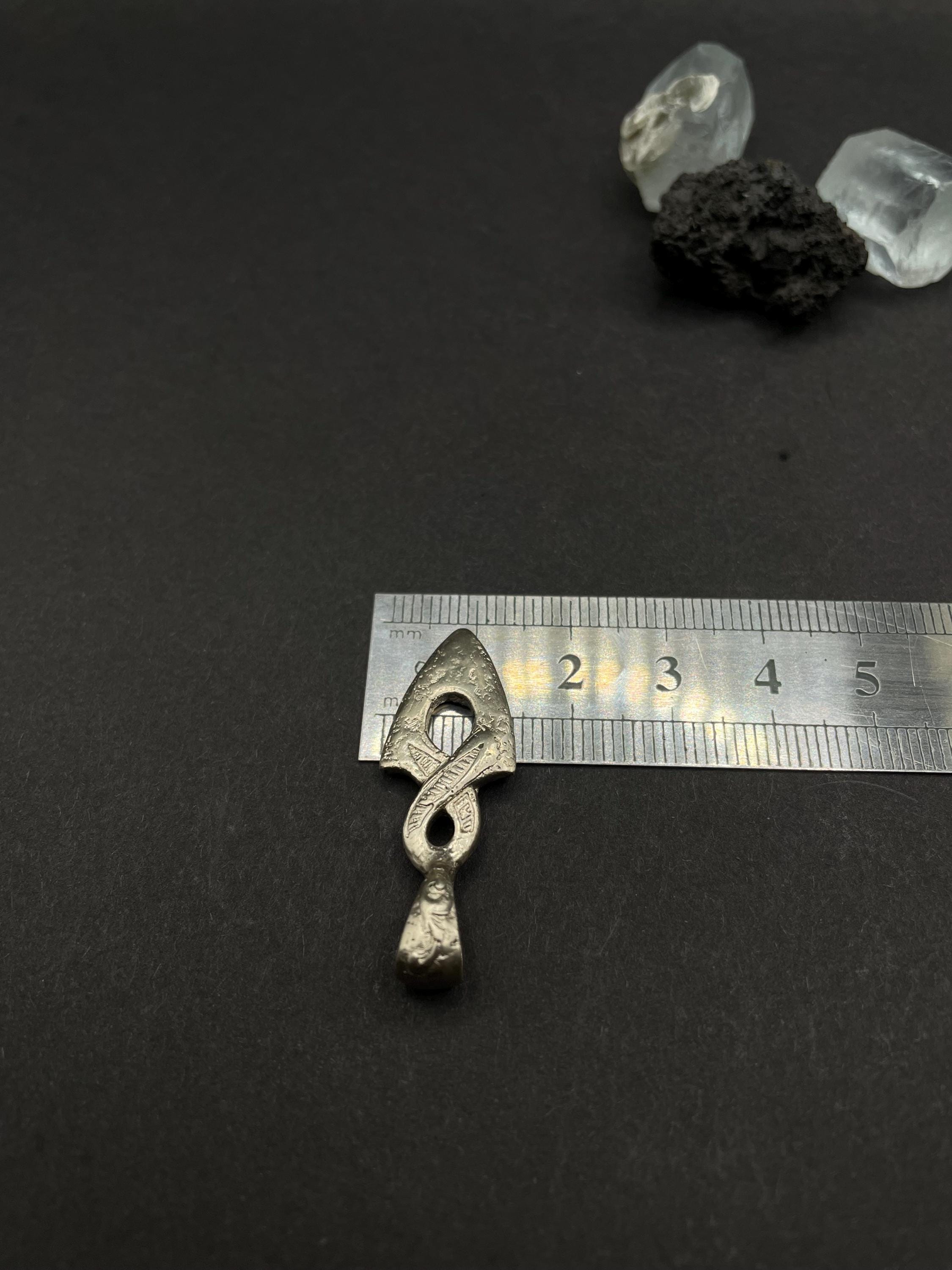 Egyptian Infinity star pendant in solid silver 925