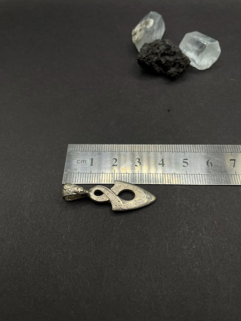 Egyptian Infinity star pendant in solid silver 925