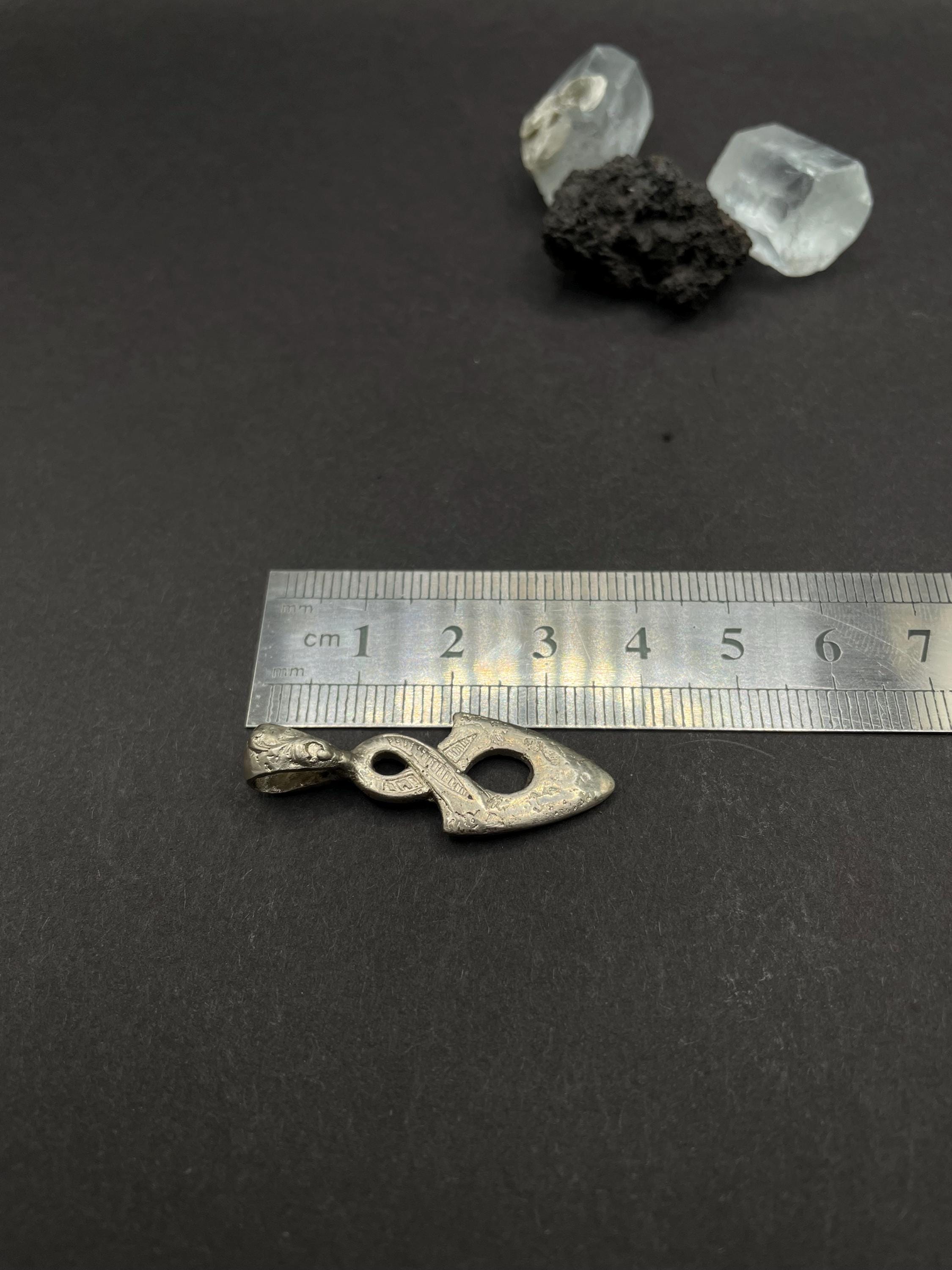 Egyptian Infinity star pendant in solid silver 925