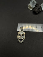 Comedy Mask pendant in solid silver 925