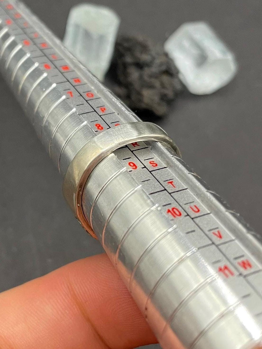 Signet ring in solid silver 925 Size R