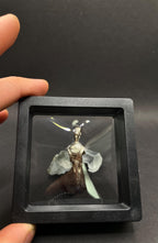 Raven Skull Pendant in Solid Silver 925