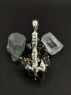 Celtic Axe Pendant in solid silver 999