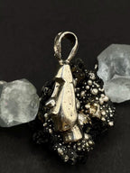 Moai Statue pendant in solid silver 925