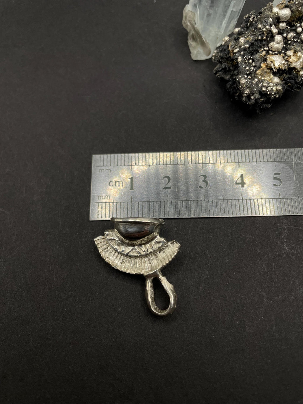 Trojan Helmet Pendant in solid silver 999