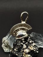 Trojan Helmet Pendant in solid silver 999