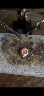 Green Sapphire Pendant in solid silver 999 with certificate