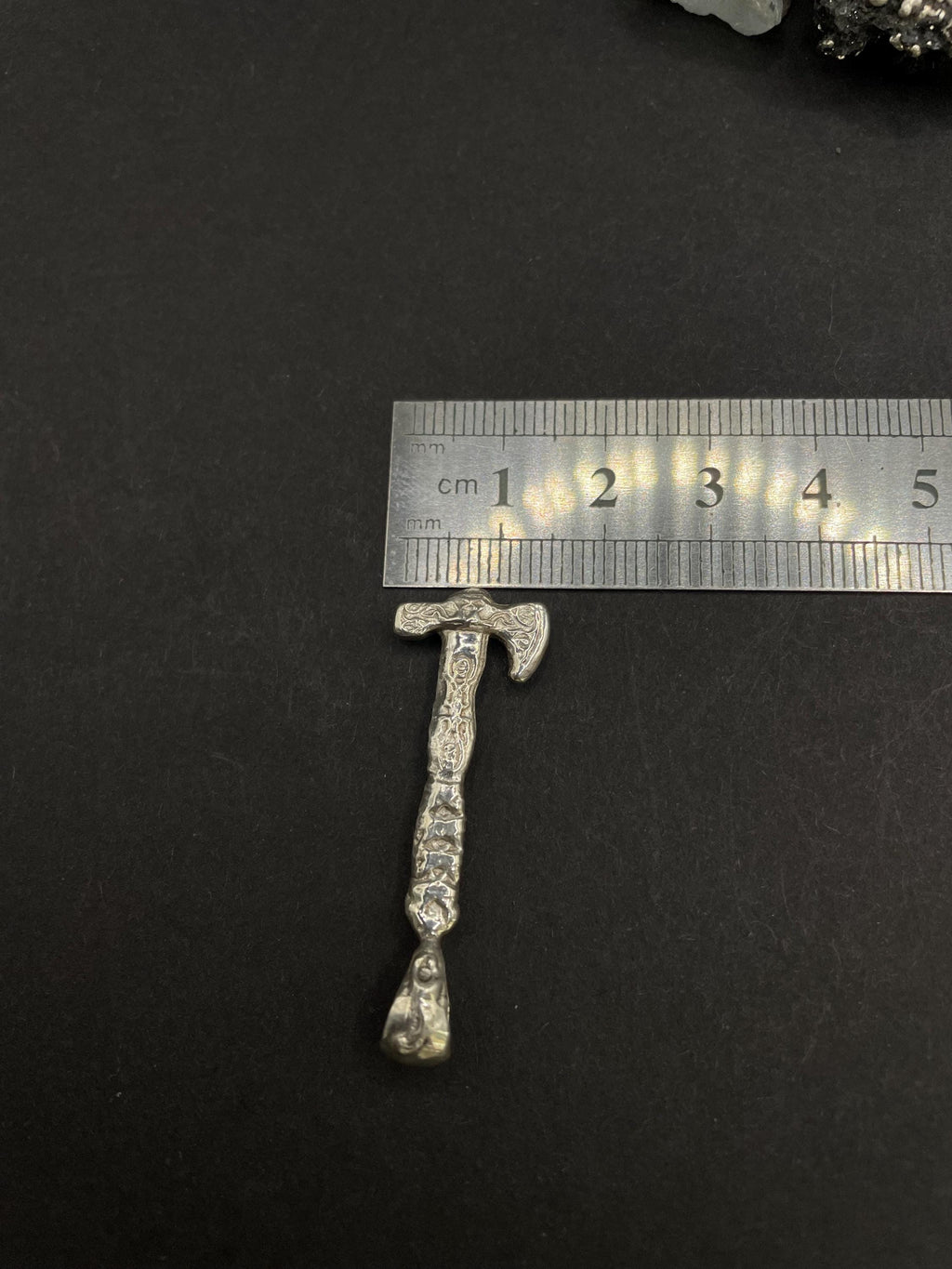 Celtic Axe Pendant in solid silver 999