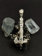 Celtic Axe Pendant in solid silver 999