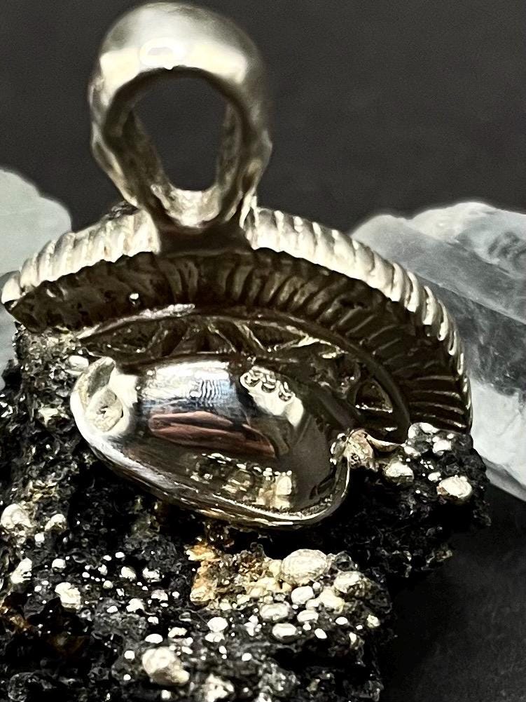 Trojan Helmet Pendant in solid silver 999