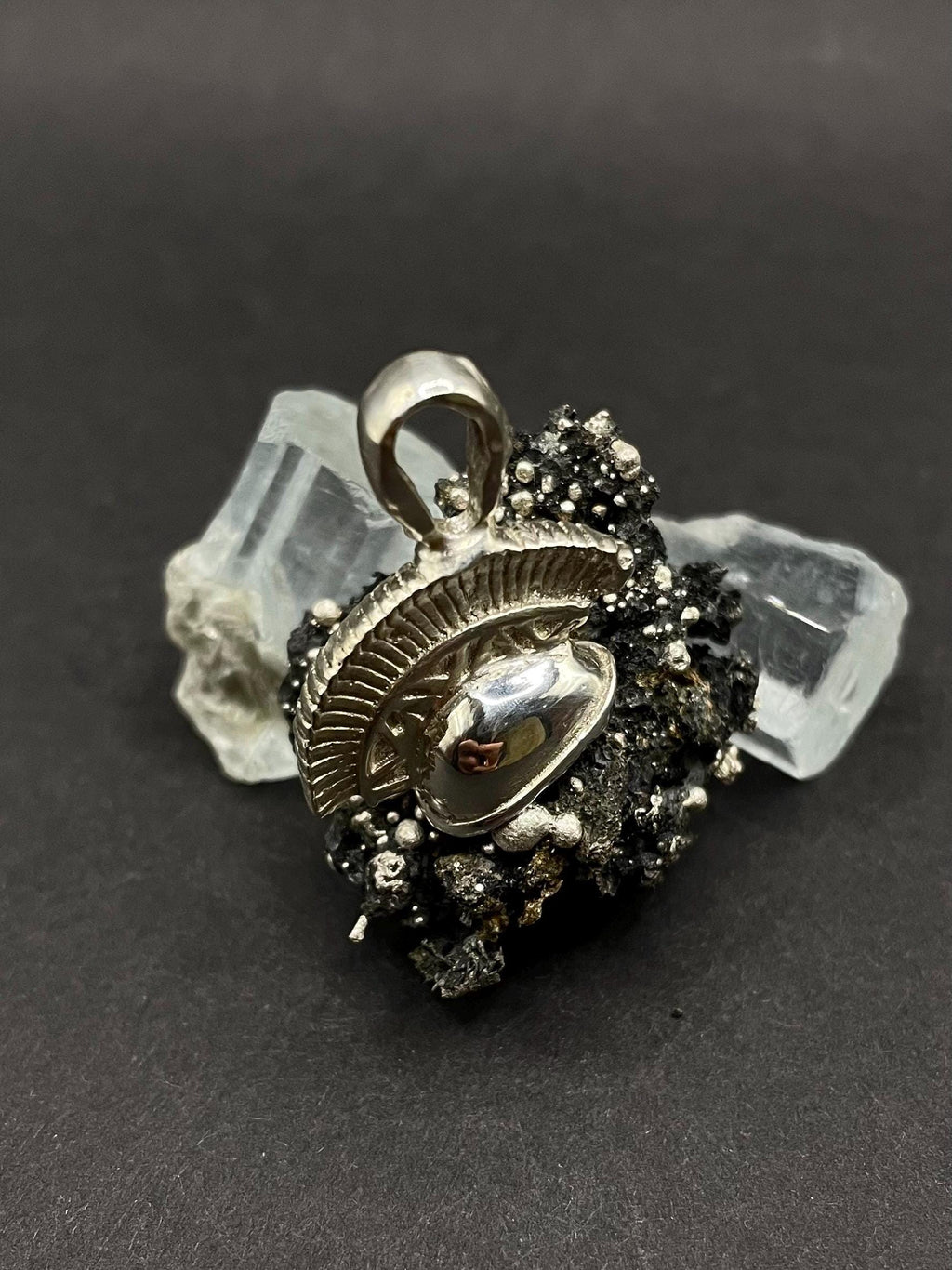 Trojan Helmet Pendant in solid silver 999