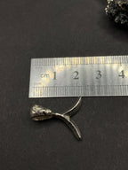 Ren symbol pendant in solid silver 999