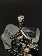 Ren symbol pendant in solid silver 999