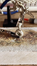 Green Sapphire Pendant in solid silver 999 with certificate