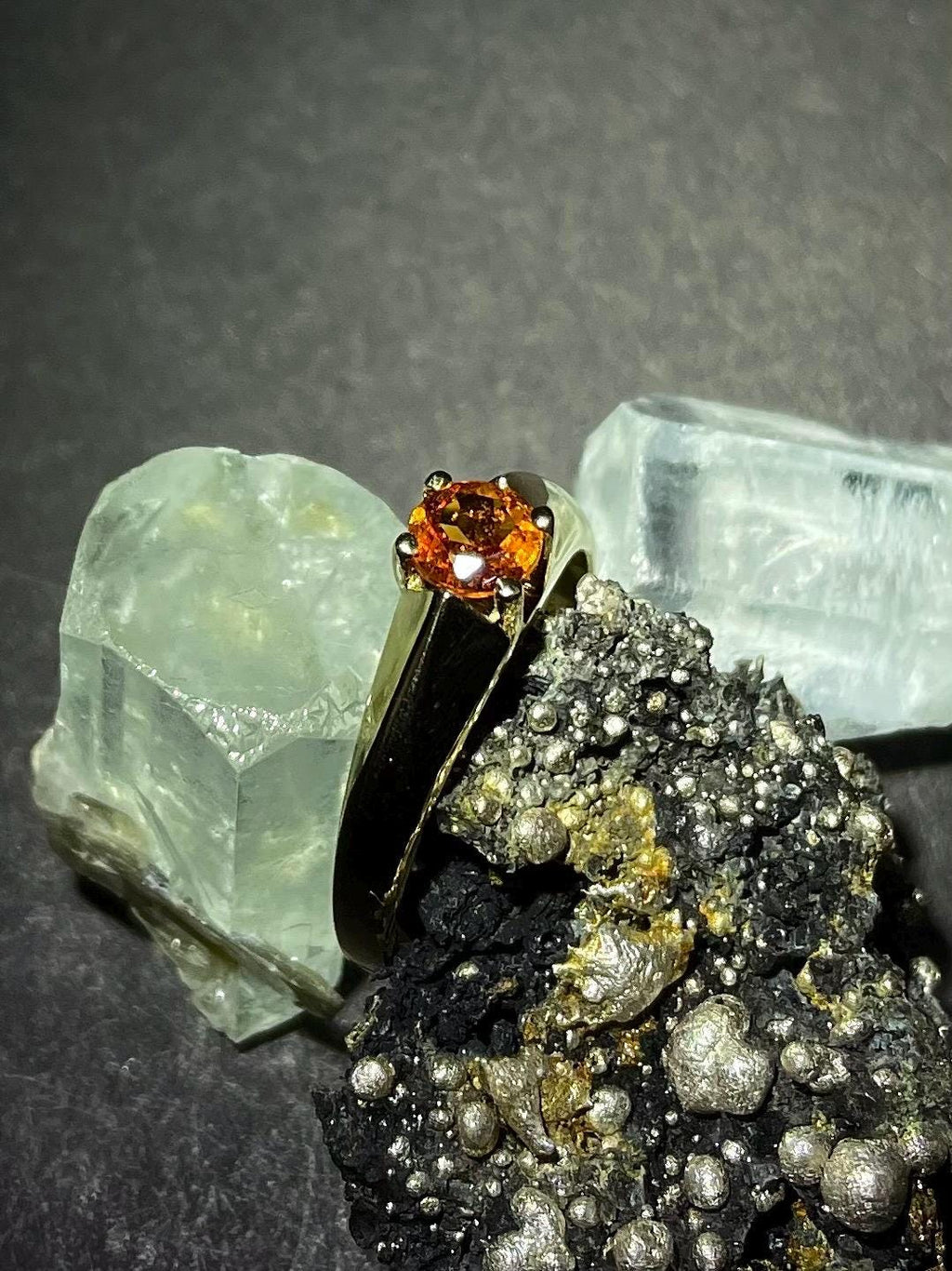 9ct Solid Gold Citrine Ring – Yellow Gemstone Solitaire