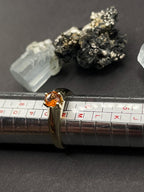 9ct Solid Gold Citrine Ring – Yellow Gemstone Solitaire