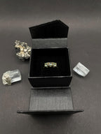 Andesine Trilogy Ring in 10ct Solid Gold– Three Stone Design