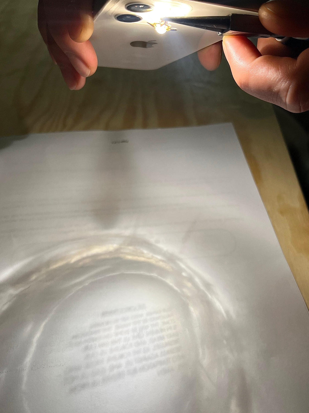 Compass Rose Pendant in 9ct Solid Gold with Crystal & Hidden Text