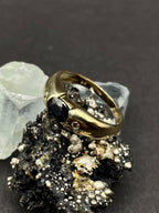 Blue Sapphire & Diamond Ring 9ct Gold