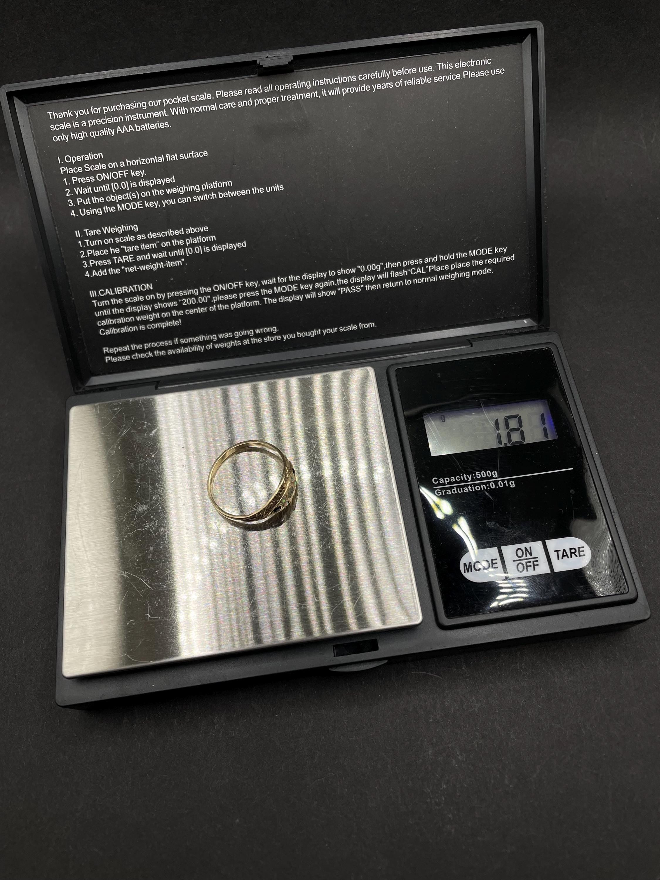 Opal and Sapphire Ring In solid gold 9ct