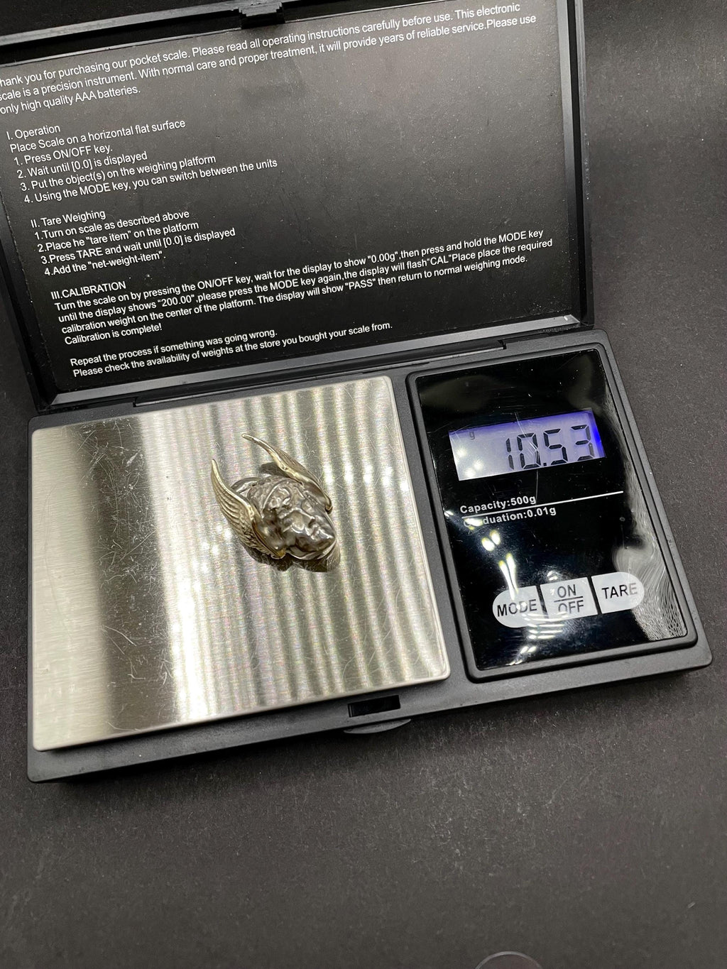 Hermes Head Pendant in 9ct Solid Gold & 925 Silver – Greek Mythology Jewellery