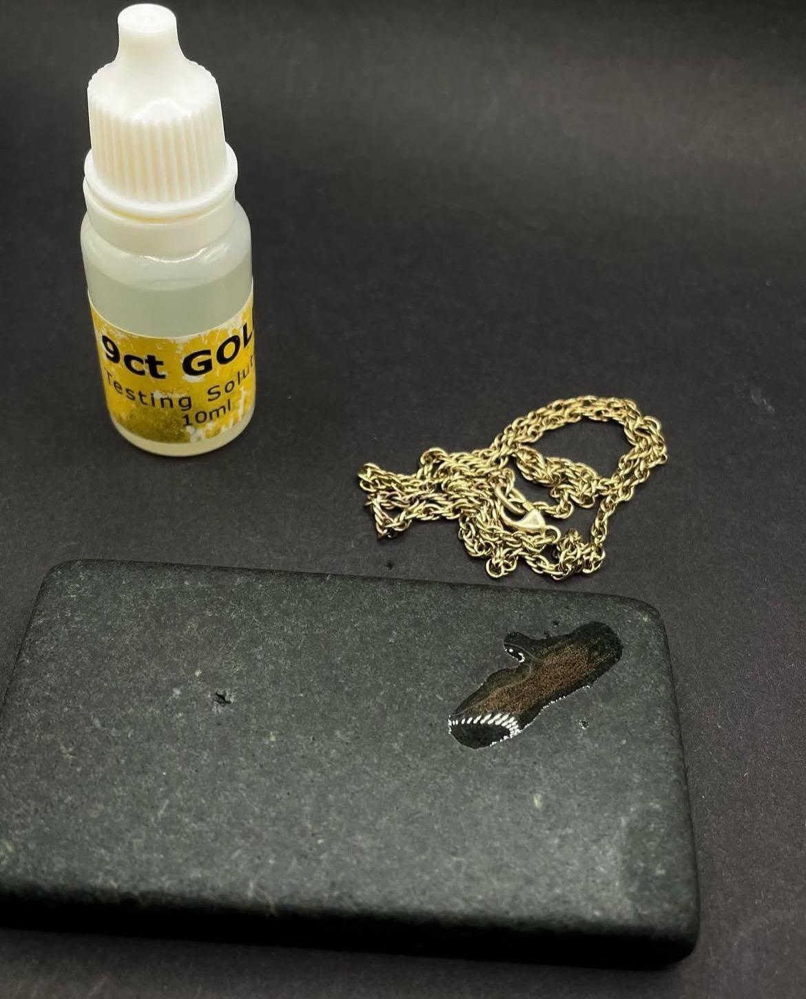 17 inches rope chain in solid gold 9ct