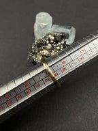 Big Garnet Gold Ring In solid gold 9ct