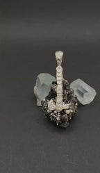 Celtic Axe Pendant in solid silver 999